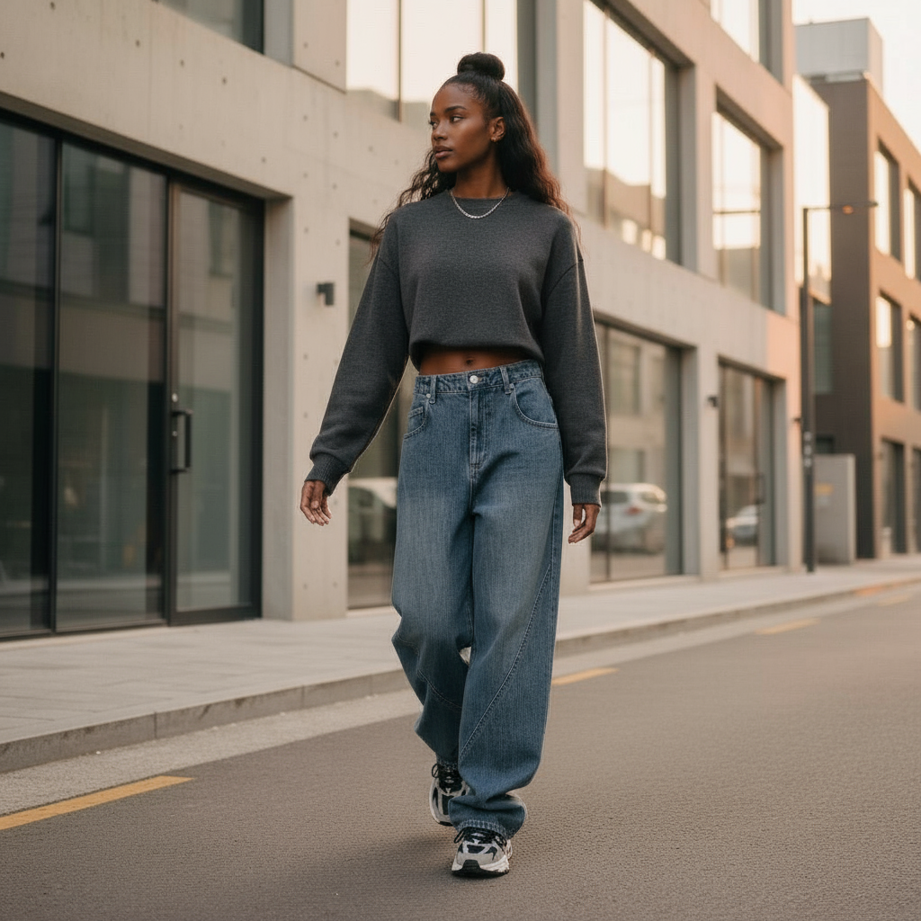 Jean SEOUL LINE — Denim Bleu