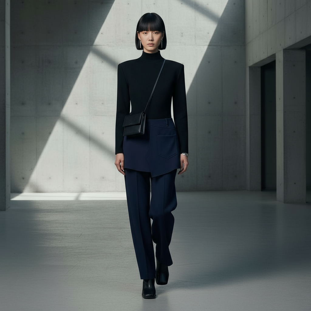 Pantalon jupe DAL - Marine